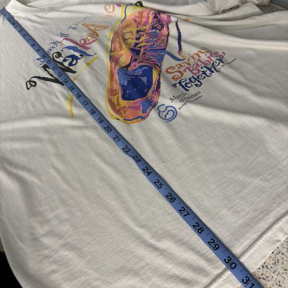 Vintage 1999 March Of Dimes Women’s XXL 2X Plus Oversized T Shirt 90’s Y2K - Picture 9 of 11